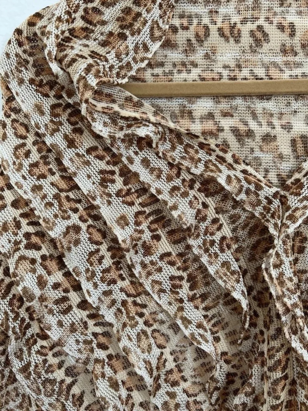 Exotic Leopard Lightweight Shawl/Wrap NWT